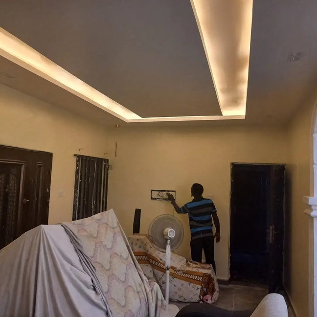 POP ceiling installation