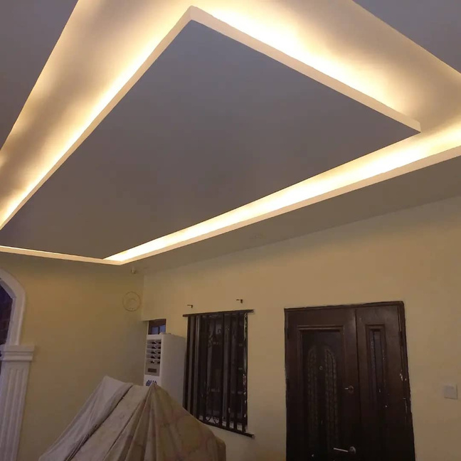 Stepped POP ceiling design